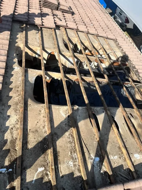Roof repair: the damage we found