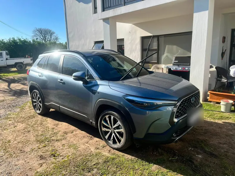 Freshly washed SUV