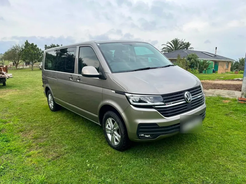 Minibus washed on site